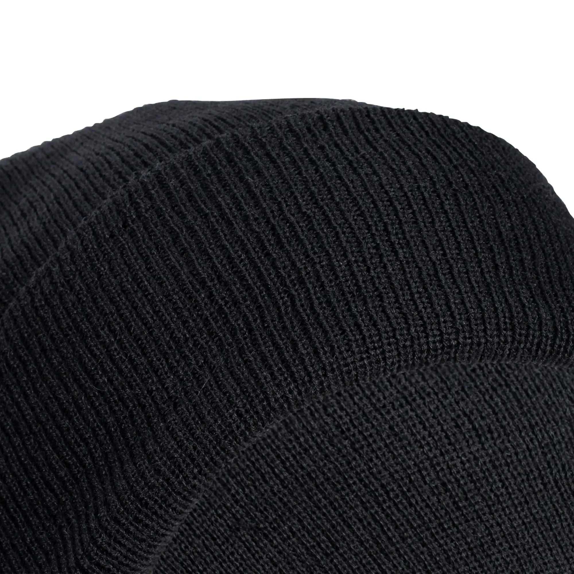 Rollmütze Wolle schwarz - Image 3