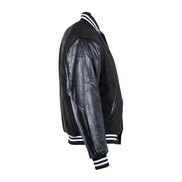 Baseballjacke NY mit Patch - Image 3