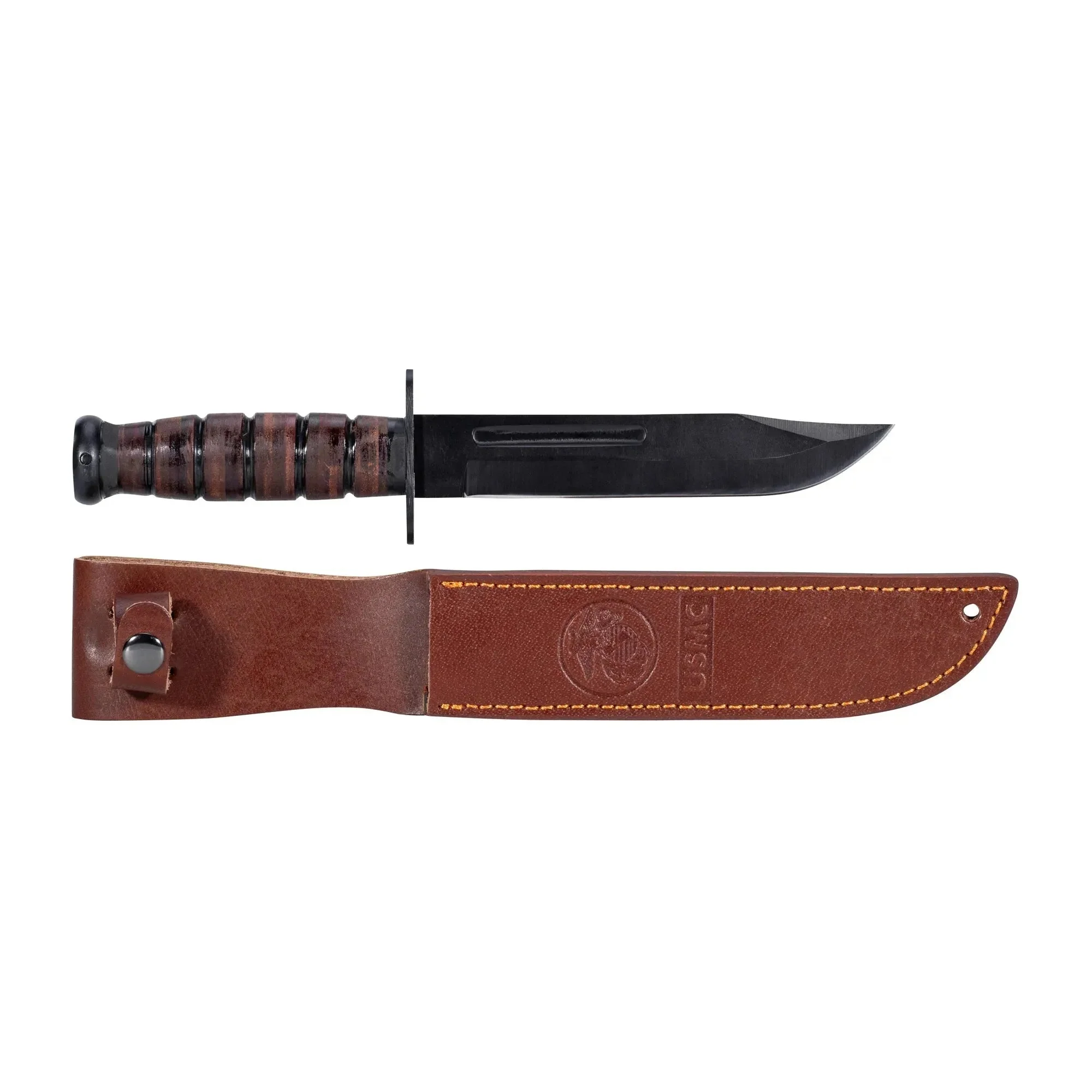 Kampfmesser USMC m. Lederscheide - Image 4