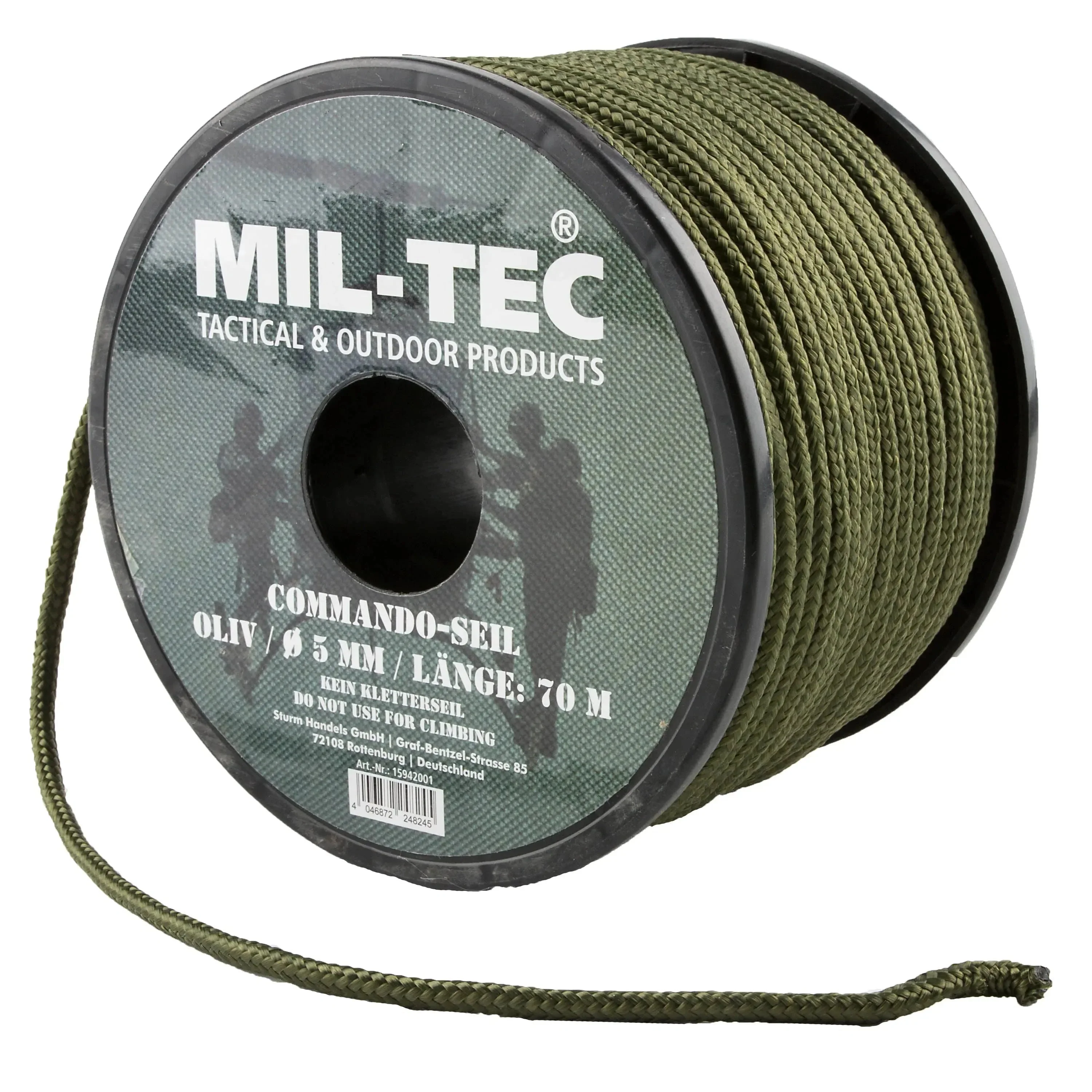 Kommandoseil 5 mm, 70 m