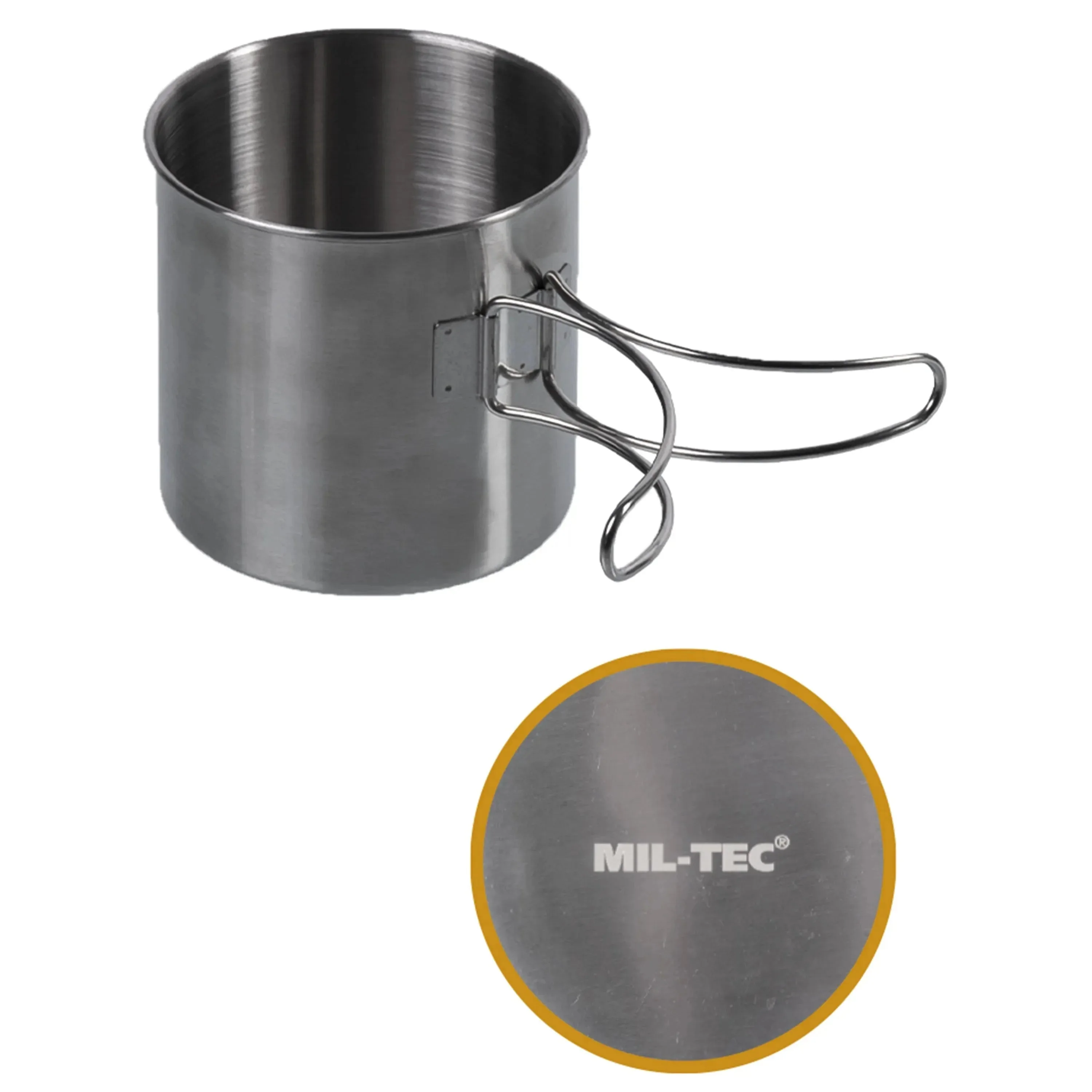 Trinkbecher Edelstahl Drahtgriffe 800 ml - Image 2