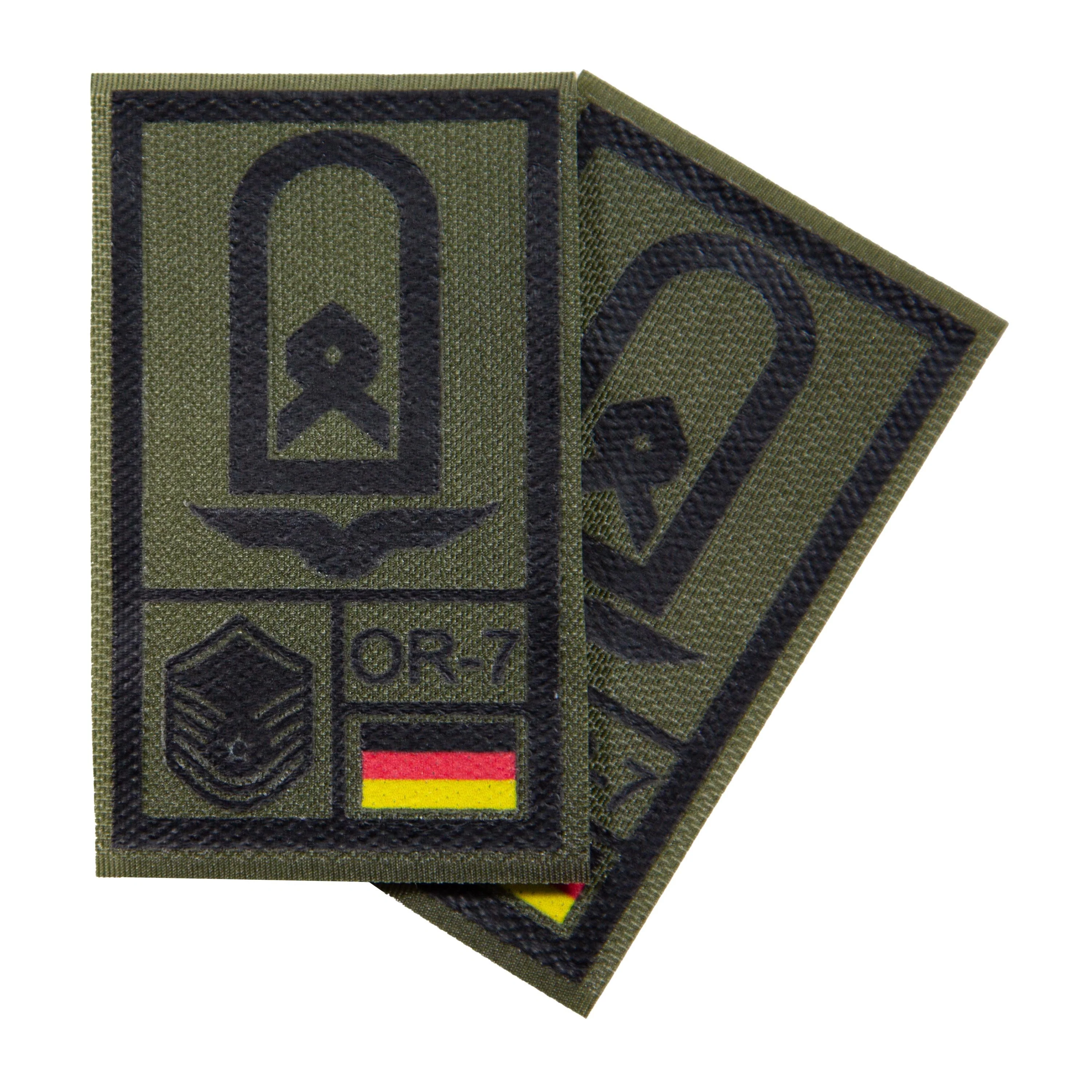 BW Rangabzeichen International bedruckt Luftwaffe Klett für KBS SK - Image 14