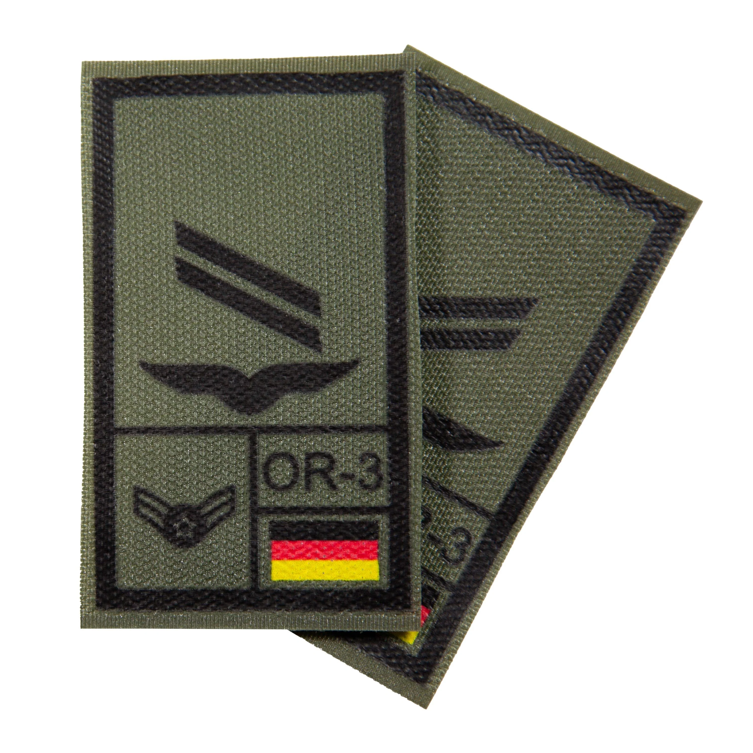 BW Rangabzeichen International bedruckt Luftwaffe Klett für KBS SK - Image 4
