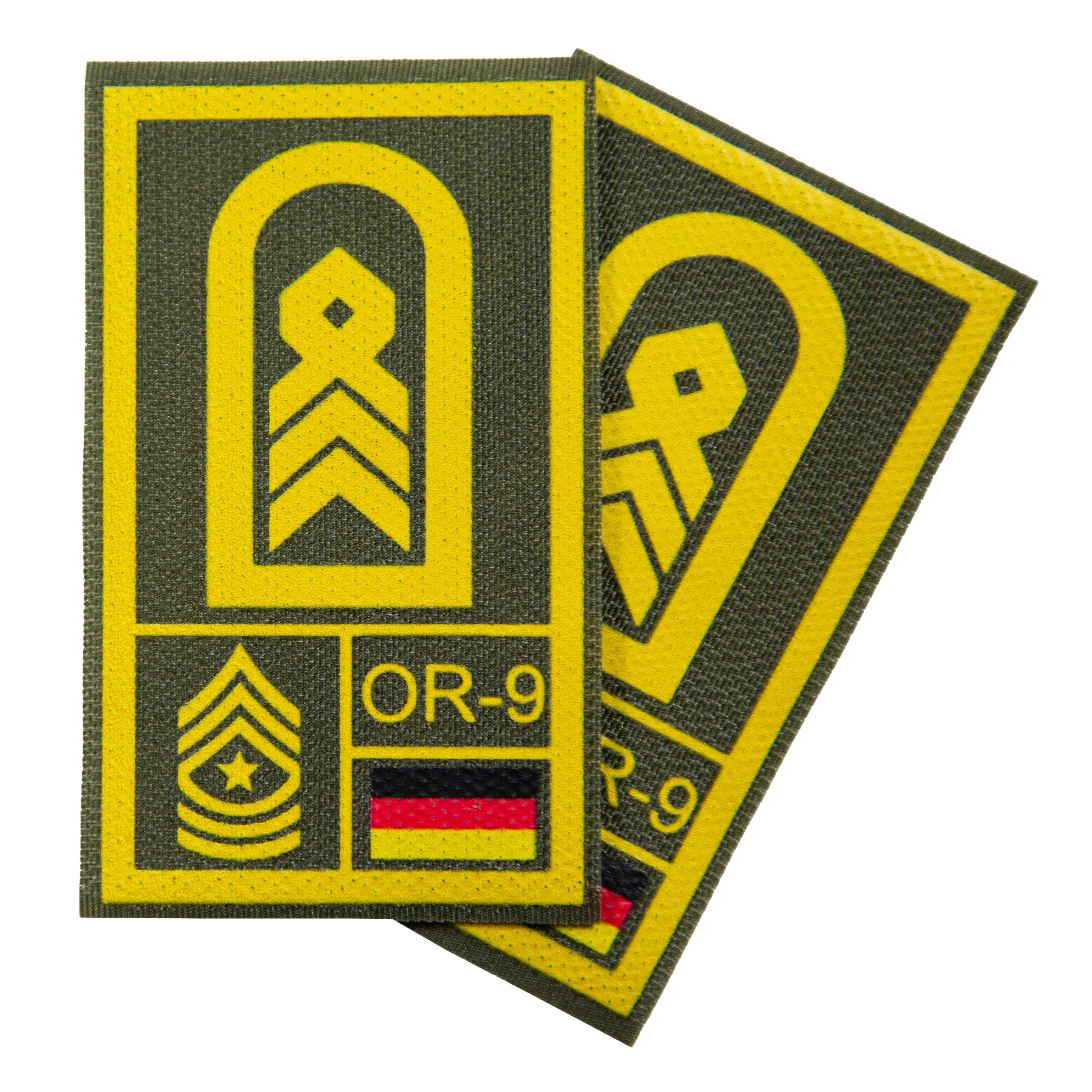 BW Rangabzeichen International bedruckt Marine Klett für KBS SK Gelbgold - Image 11