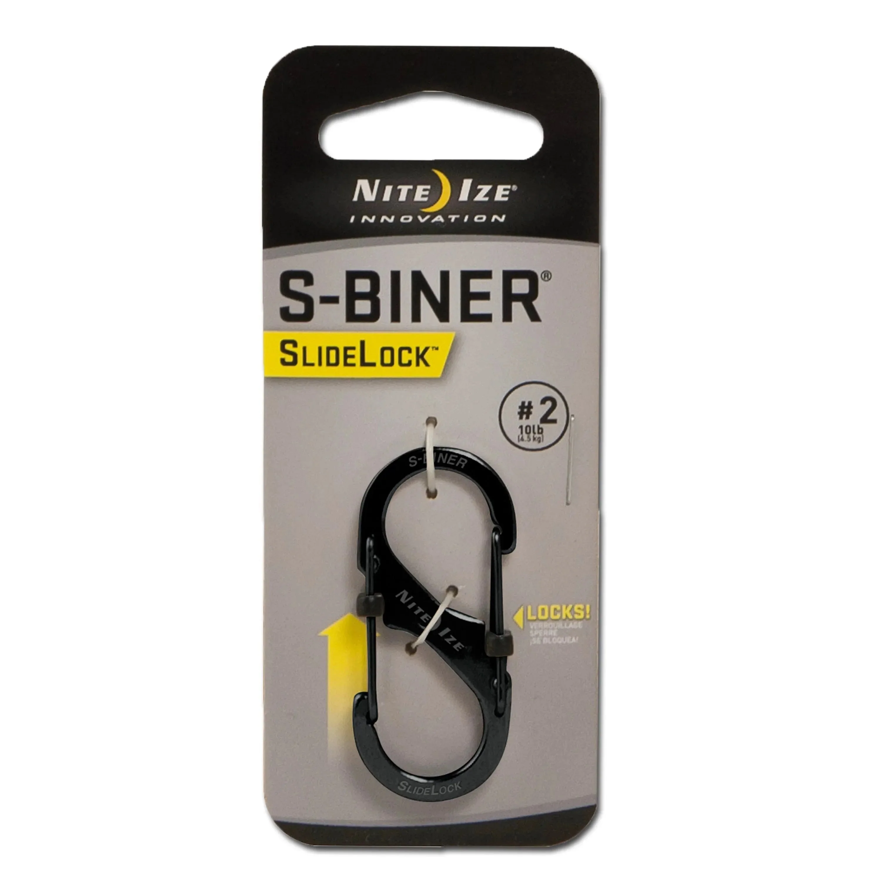 Karabiner S-Biner SlideLock Edelstahl - Image 3
