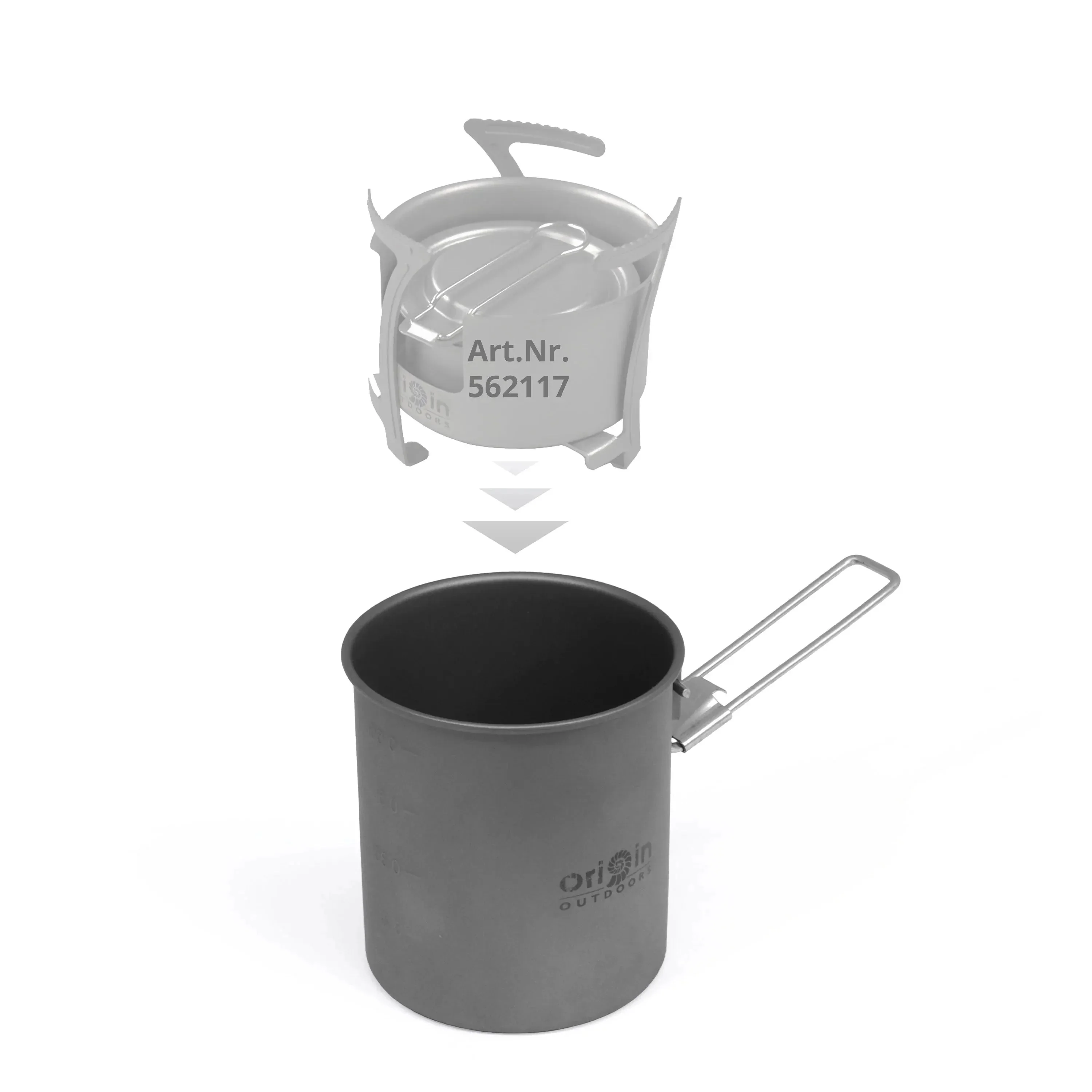 Topf Camping Titan 750 ml - Image 7