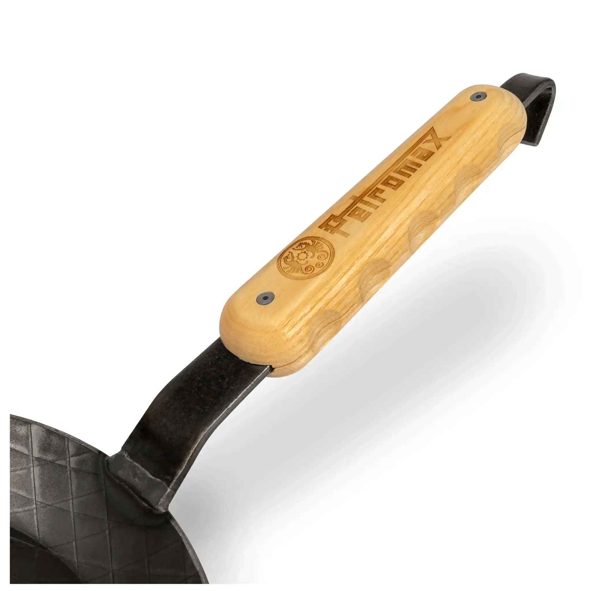 Holzgriff für schmiedeeiserne Pfannen