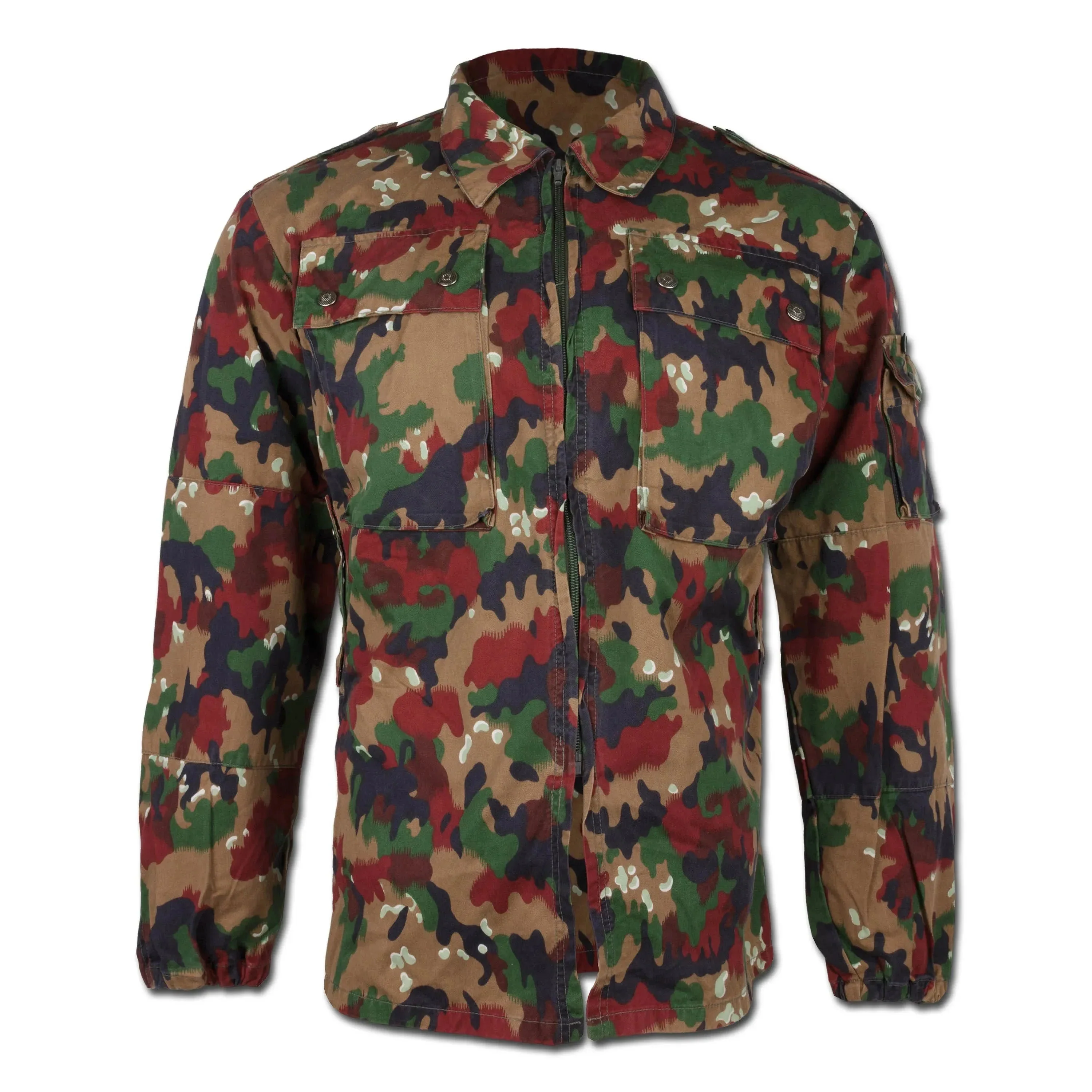 Original Schweizer Feldjacke M83 Alpentarn gebraucht - Image 2