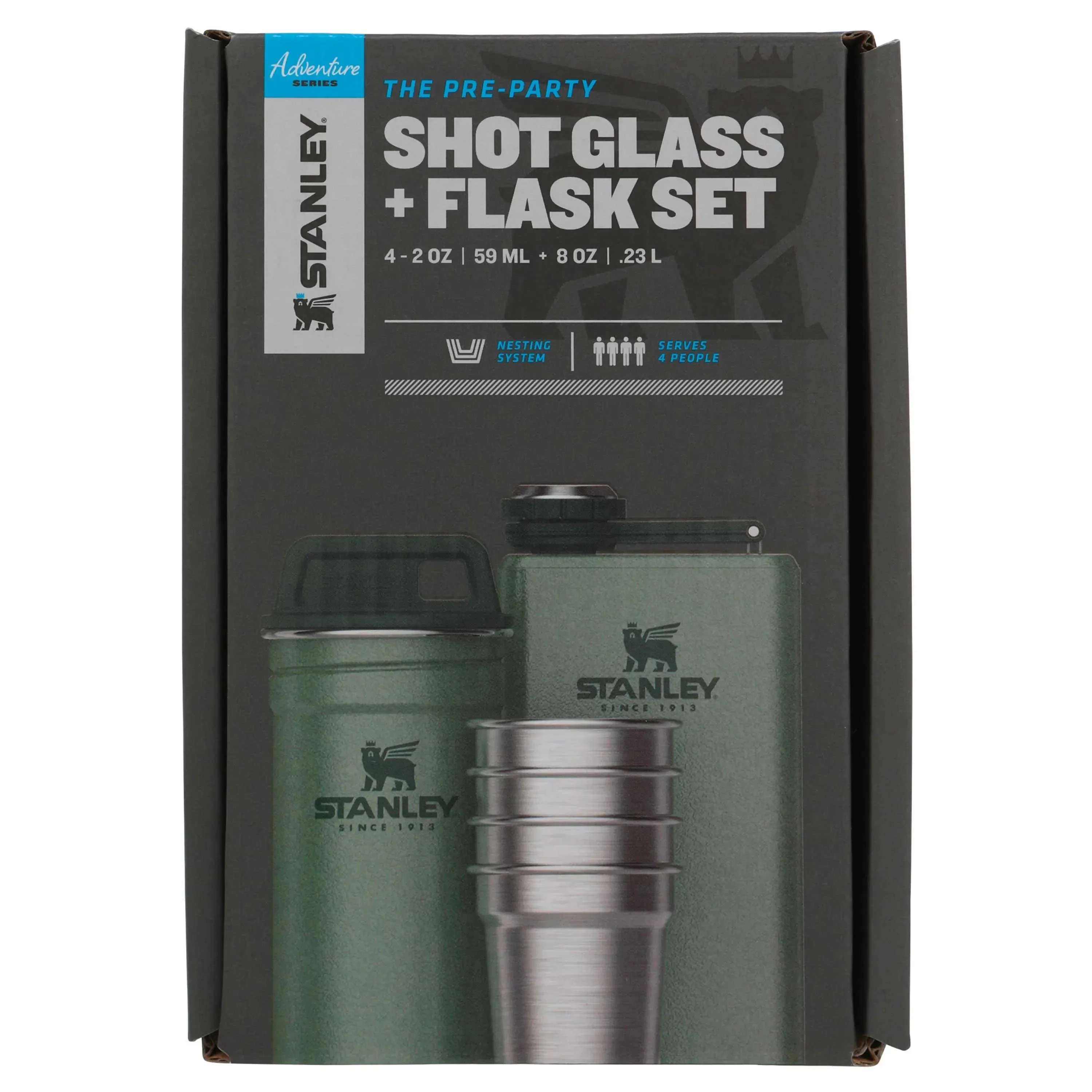 Flachmann und Schnapsgläser Set 0.236 L - Image 2