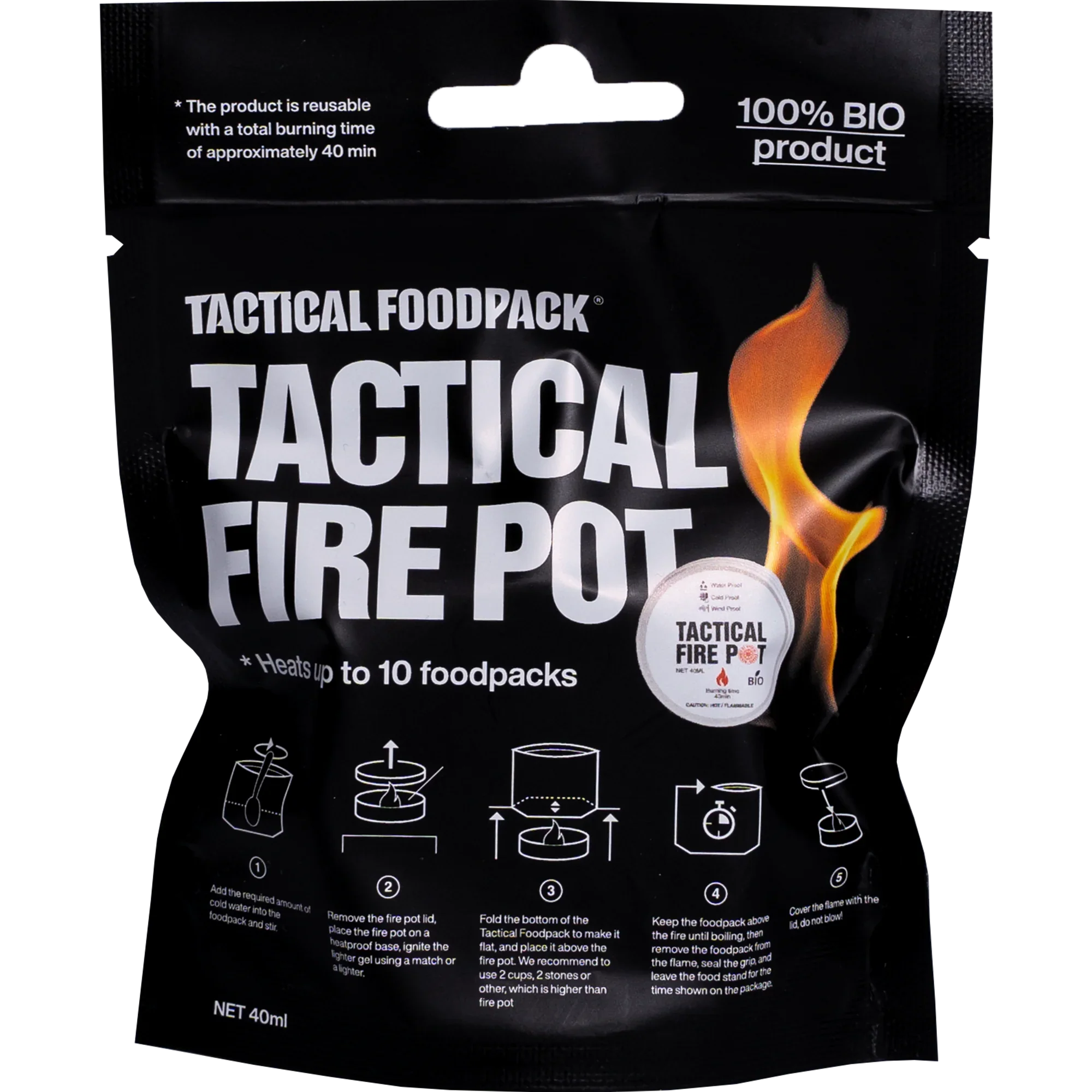 Brennpaste Tactical Fire Pot 40 ml - Image 2