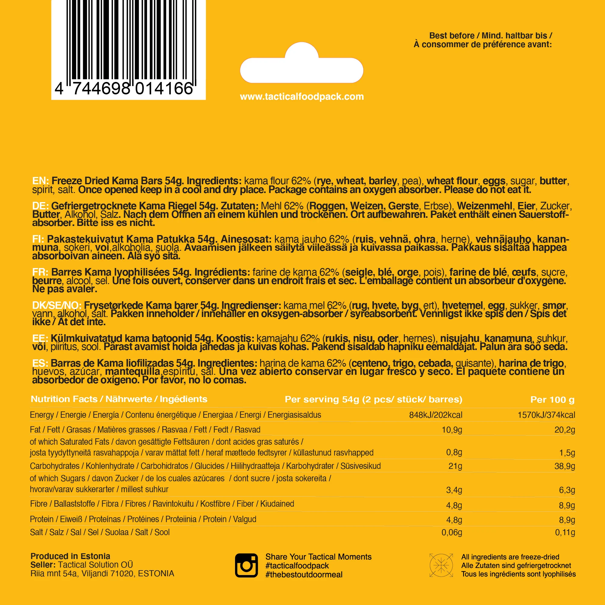 Snack Freeze Dried Kama Bars - Image 2