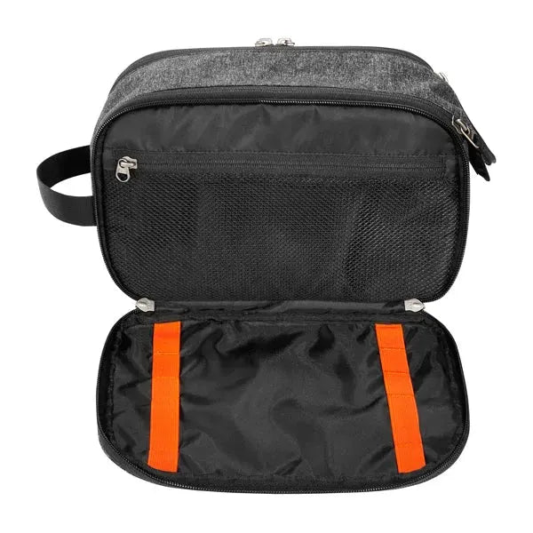 Kulturbeutel Cosmetic Double Zip Pouch schwarz - Image 6