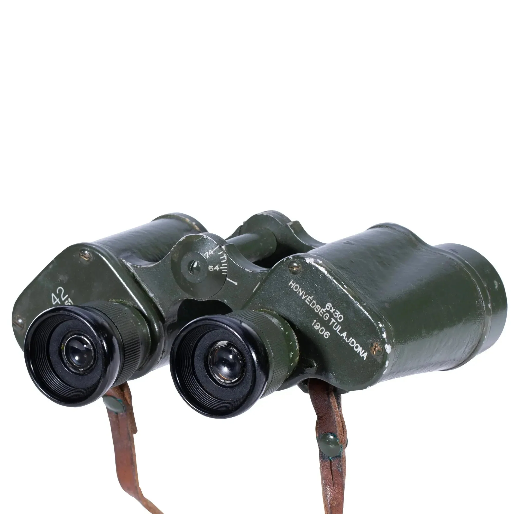 Ungarisches Fernglas 6 x 30 Lederbehälter gebraucht - Image 2