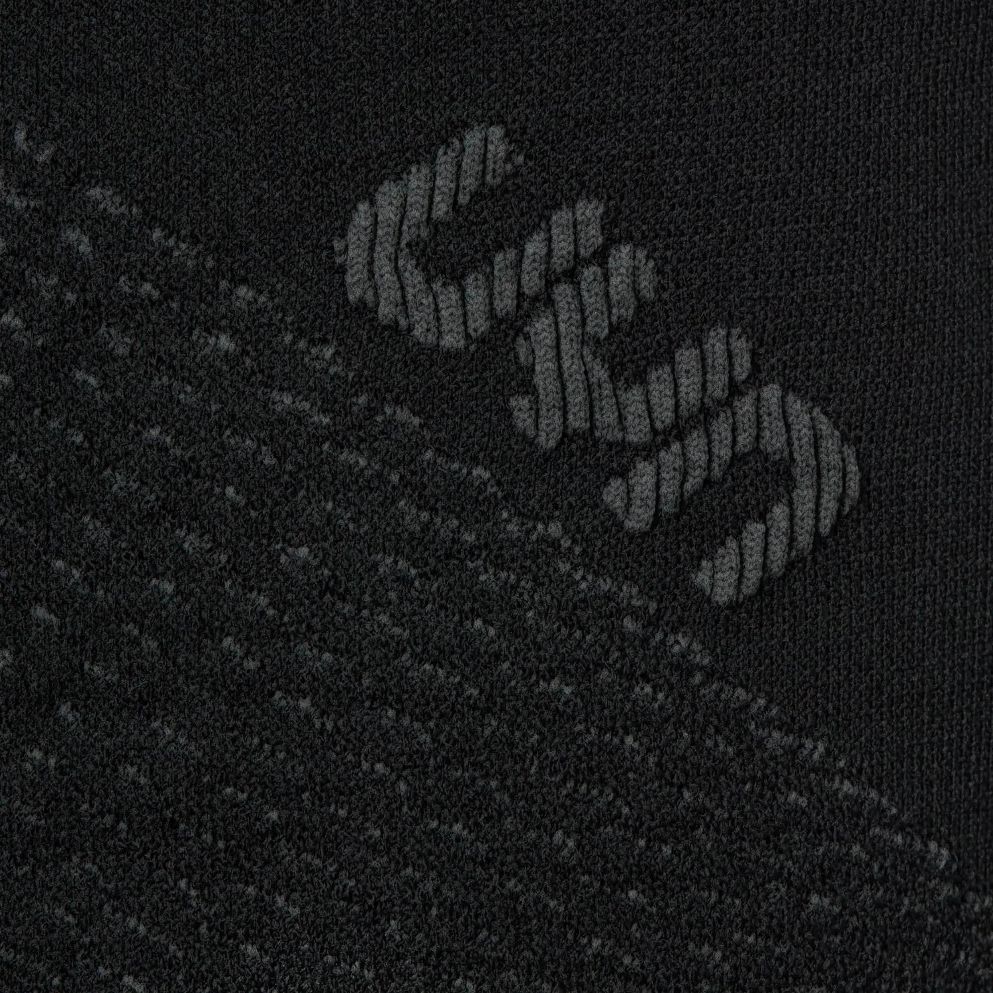 Longsleeve Rollkragen Fusyon Merino Männer schwarz anthrazit - Image 4
