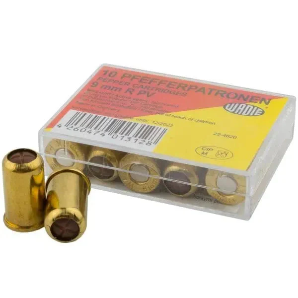 Wadie Pfefferpatronen cal. 9 mm Revolver R. PV 10 St.