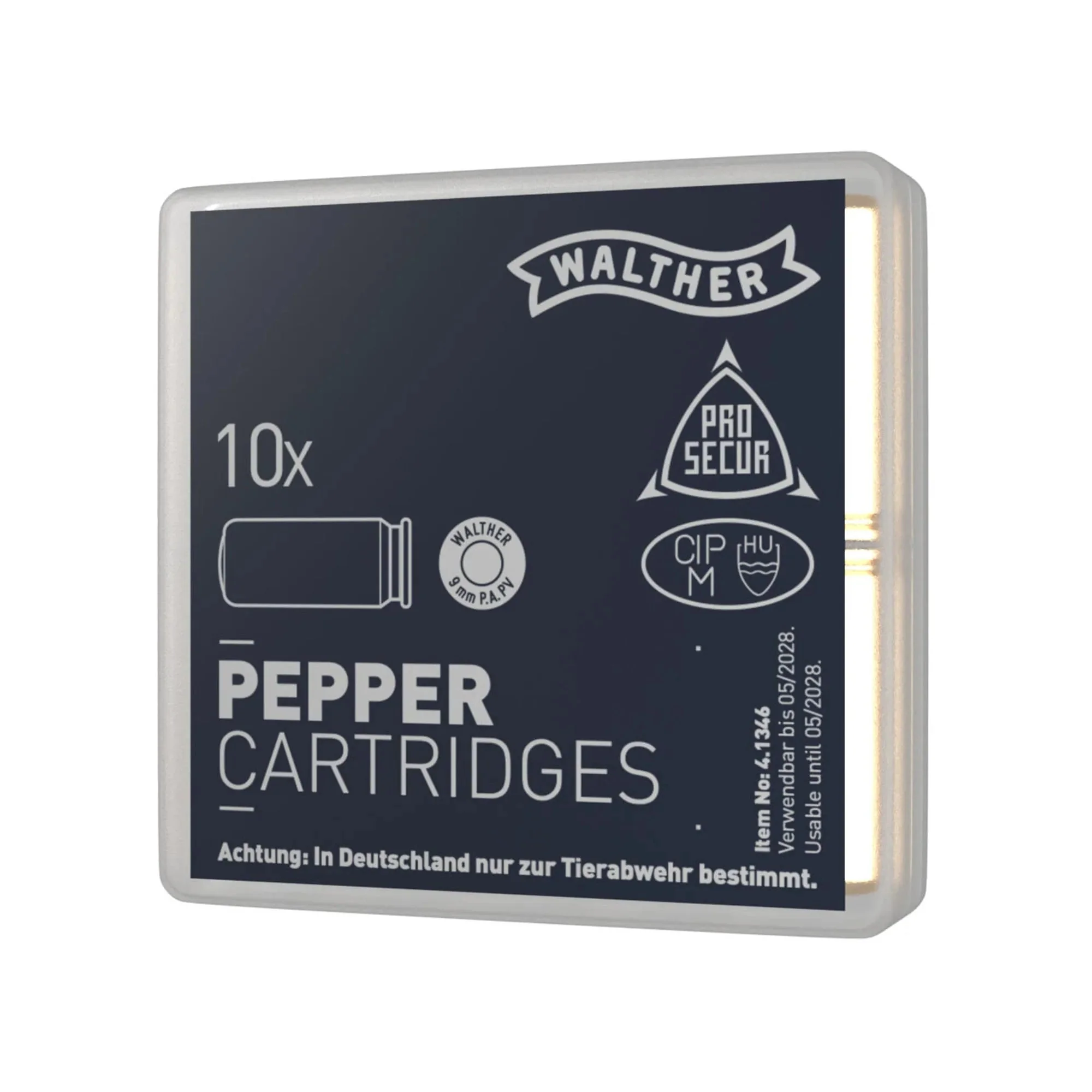 Pfefferpatronen 9 mm P.A. PV 10 Stück - Image 3