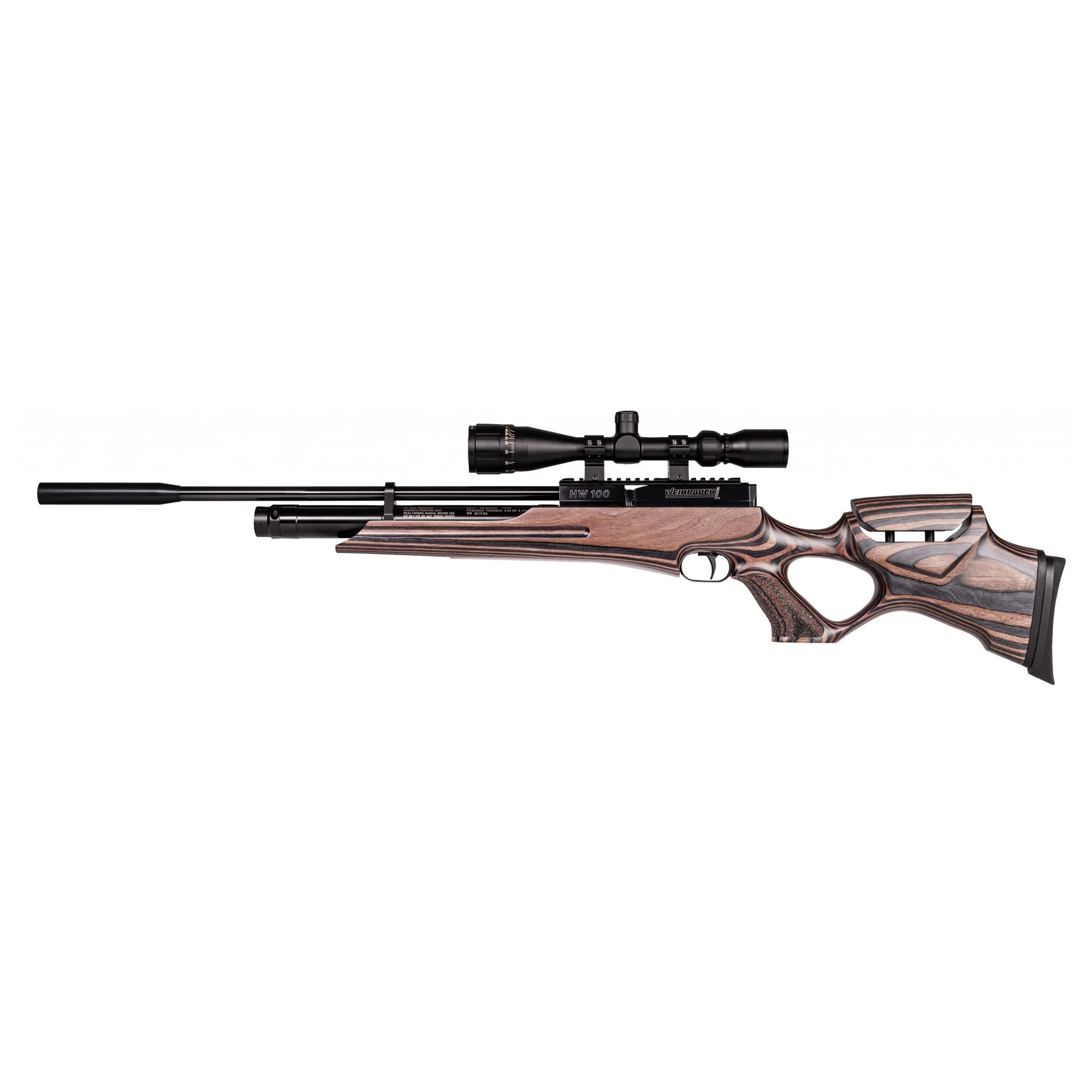 HW 100 T Pressluftgewehr 4,5 mm F mit Schichtholzschaft